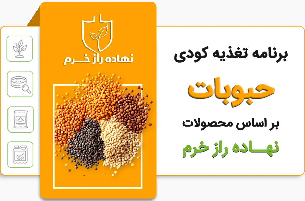 برنامه کوددهی حبوبات - شرکت پخش سم و کود کشاورزی نهاده راز خرم